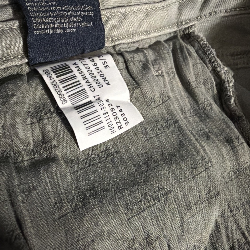 34 Heritage Men's Gray Charisma Comfort-Rise Classic Fit 35x32 Jeans - Picture 11 of 12